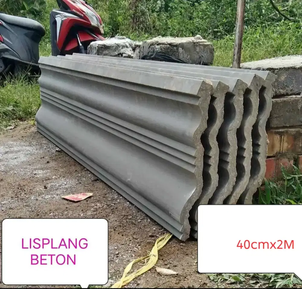 Lisplang beton profil instan