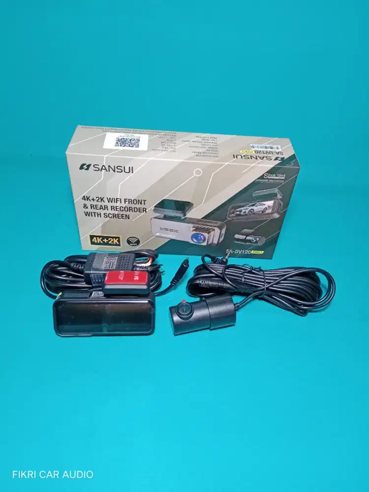 Dashcam SANSUI SA-DV120 PRO 4K + 2K 2Camera Wifi Front & Rear Recorder