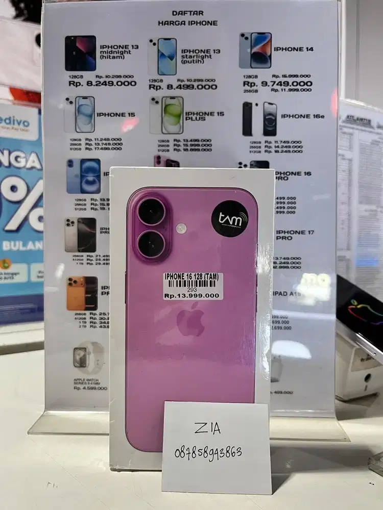 Iphone 16 128gb ATLANTIS DAHSYAT