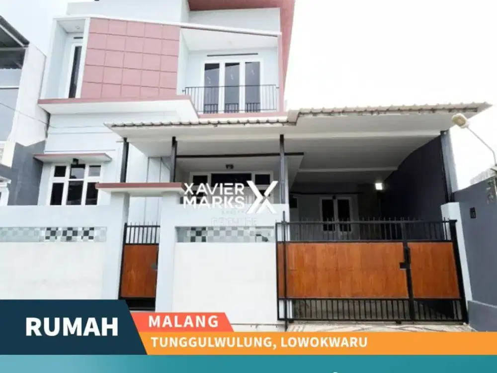 Rumah Semi Furnish Sudah Renov dekat Kampus di Tunggulwulung Malang