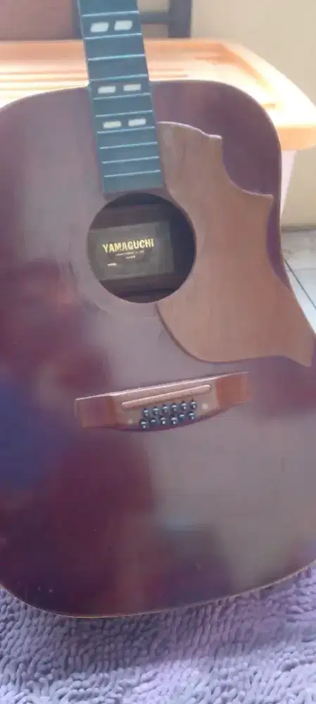 Gitar jepang 12 string Hiroyumi Yamaguchi th 70an vintage