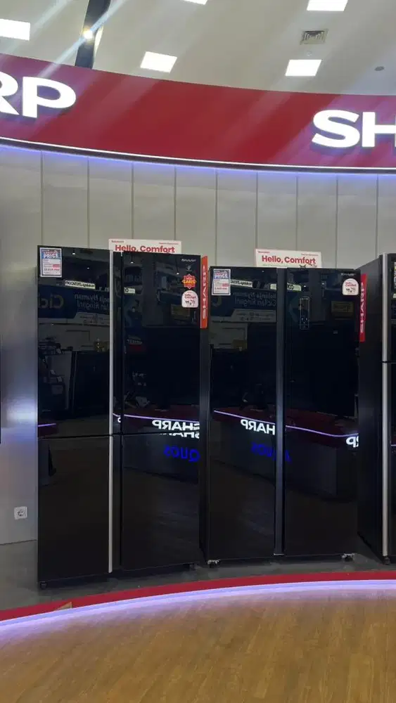 KULKAS SIDE BY SIDE SHARP