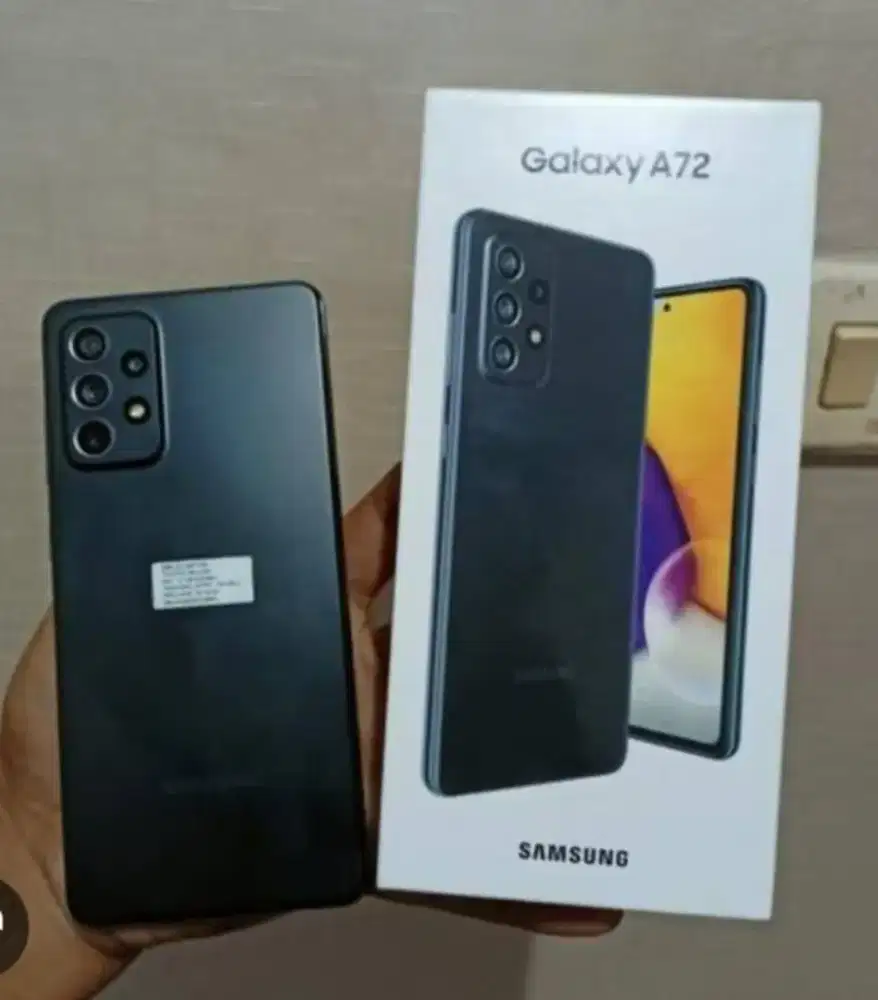 Murah hp Samsung A72 8/256 lkp semua original, bs TT