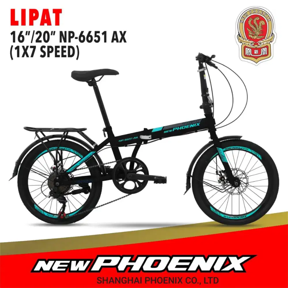 Sepeda lipat New Phoenix 20 inch