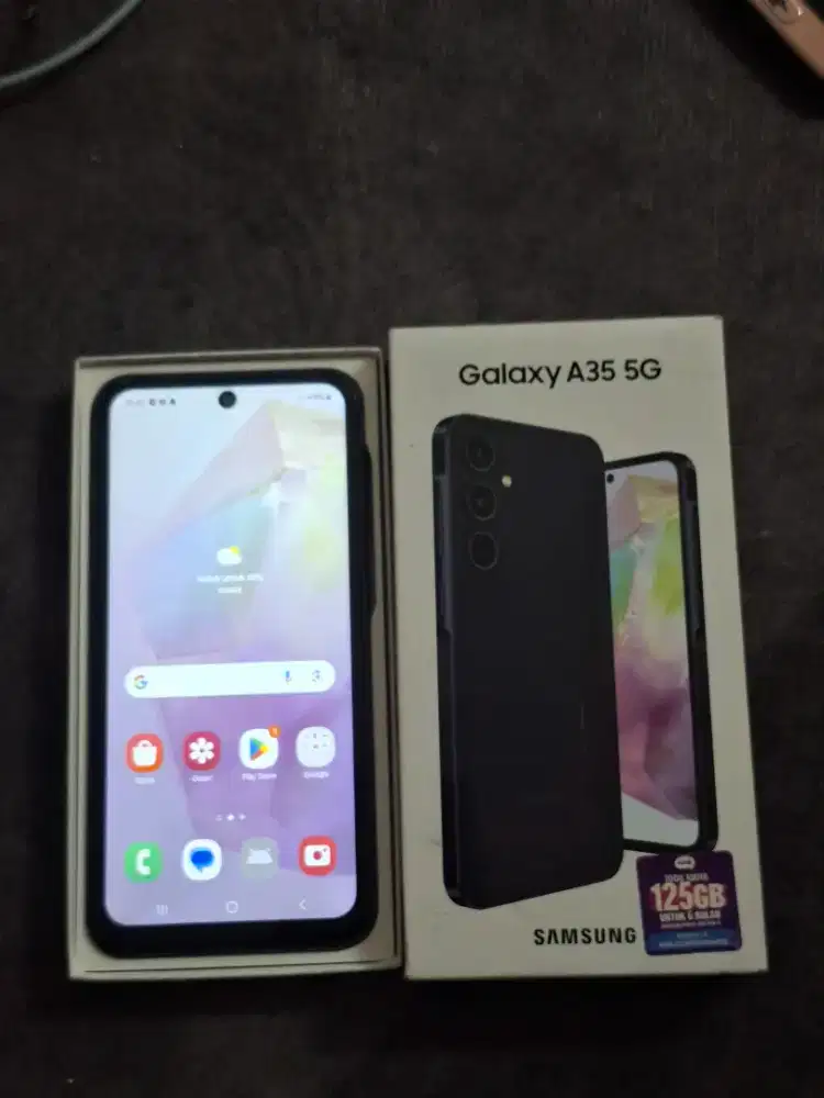 Samsung A35 8/128GB Fullset Siap pakai
