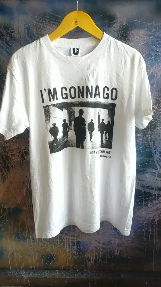 T-shirt kaos putih band