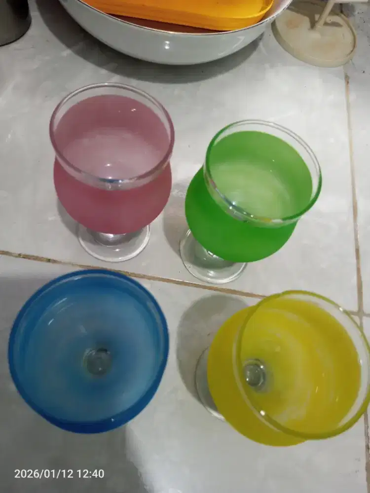 Dijual cepat gelas Crystal dll