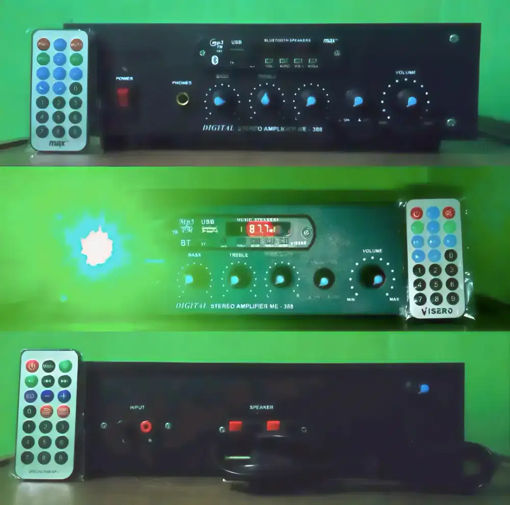 Amplifier MP3 Bluetooth Karaoke Sub + Echo