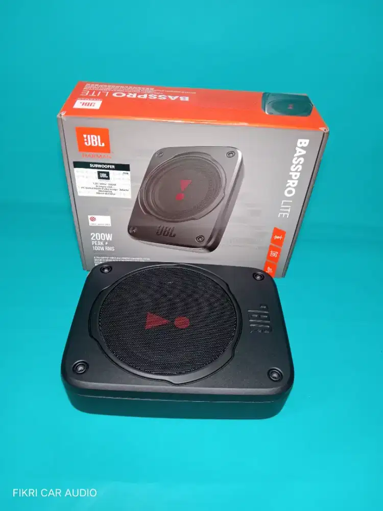 Subwoofer Kolong Aktip Bawah Jox JBL BASSORO LITE 200Watt Audio Mobil