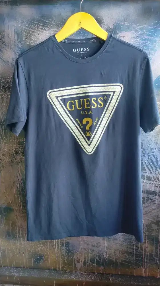 T-shirt kaos guess navy