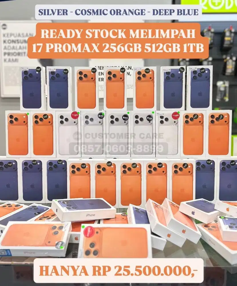 Kredit iphone 17promax bunga 0% free 2x cicilan