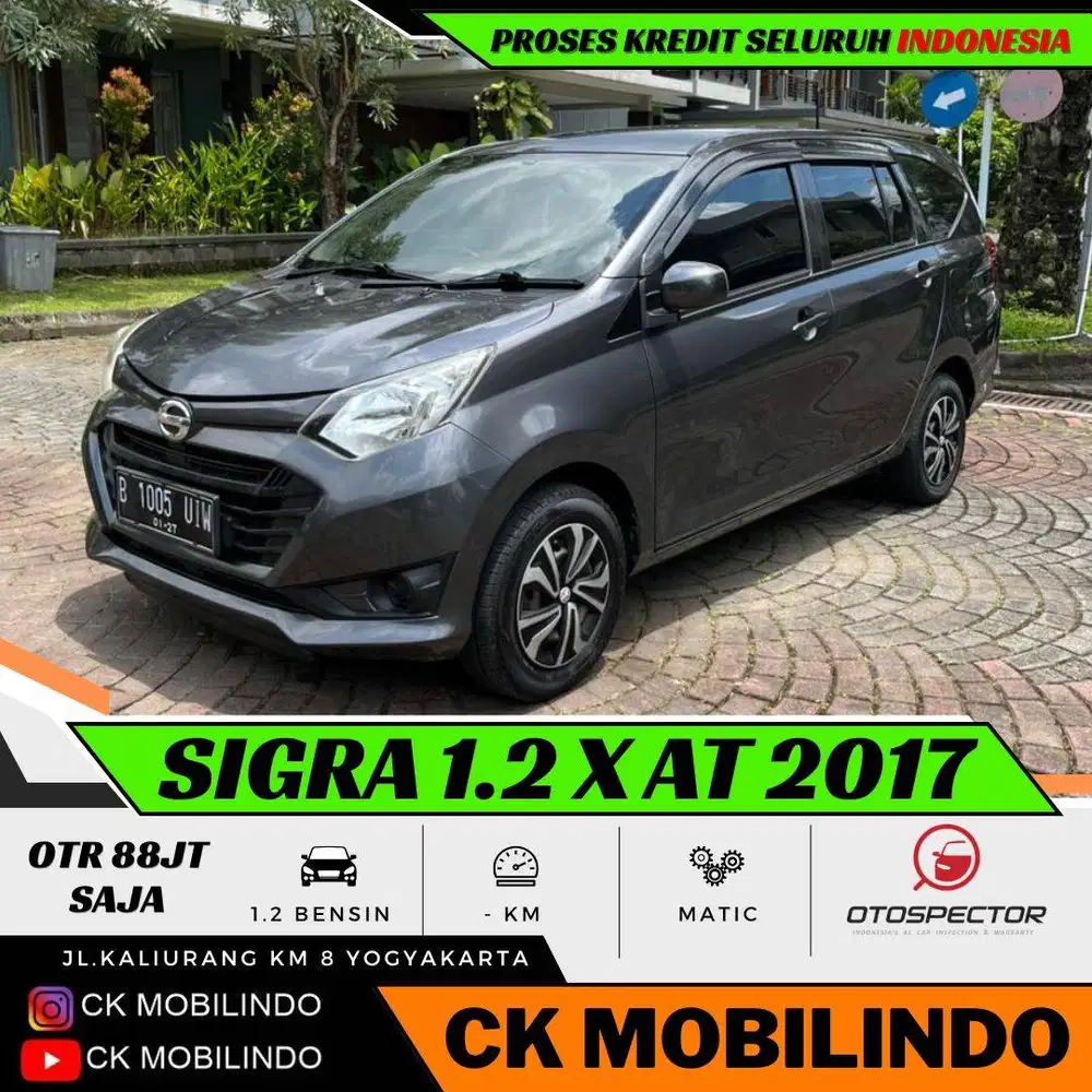 Daihatsu Sigra X Matic 2017 Pajak Baru DP Minim Kredit Murah