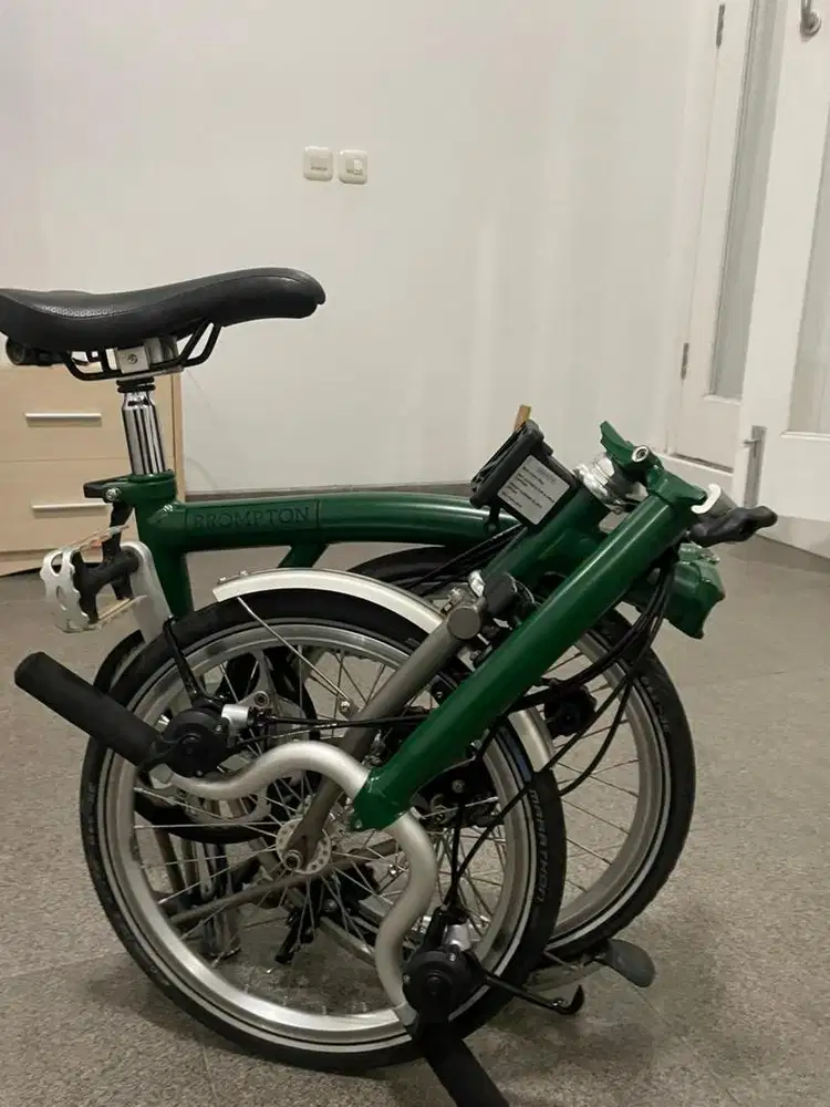 Brompton M6LX titanium Racing Green