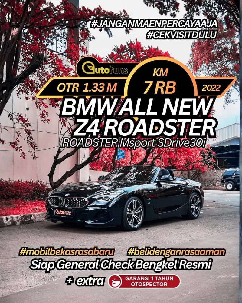 Km 7 Rb BMW All New Z4 2023 Roadster BMW Z4 Msport sdrive30i 2022