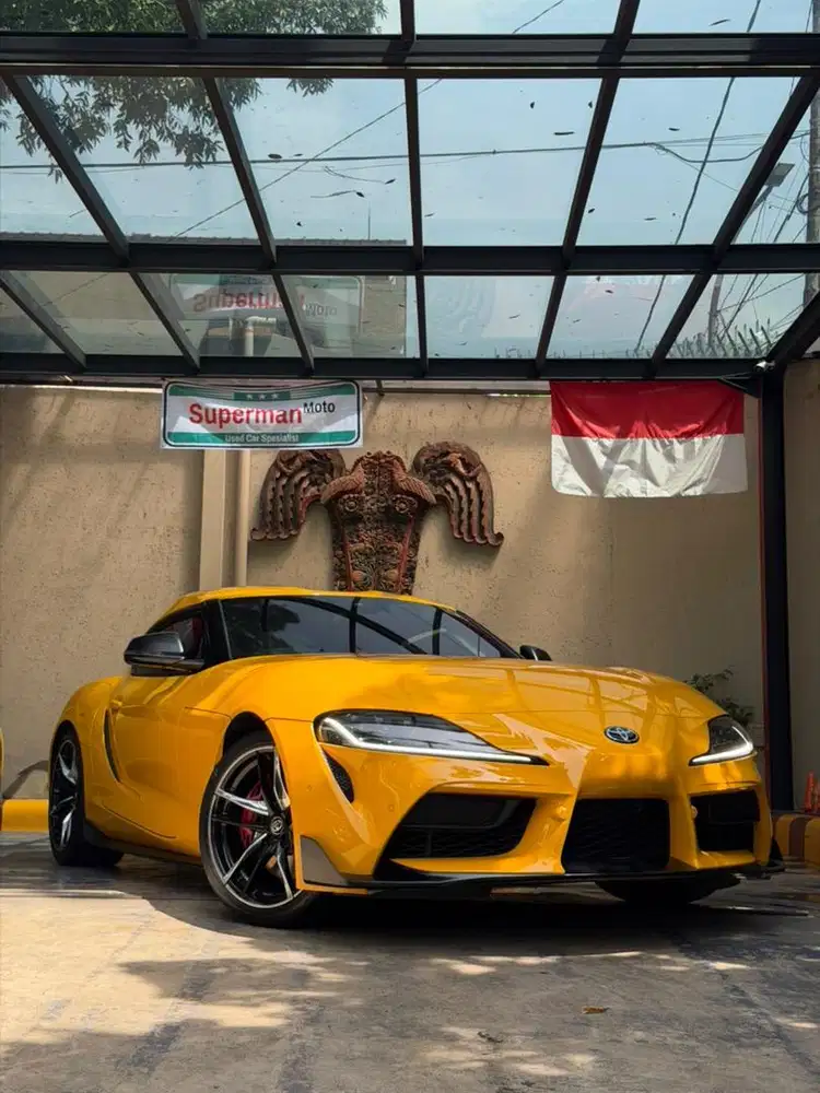 Toyota Supra GR 3.0 at 2019 kuning siap pakai