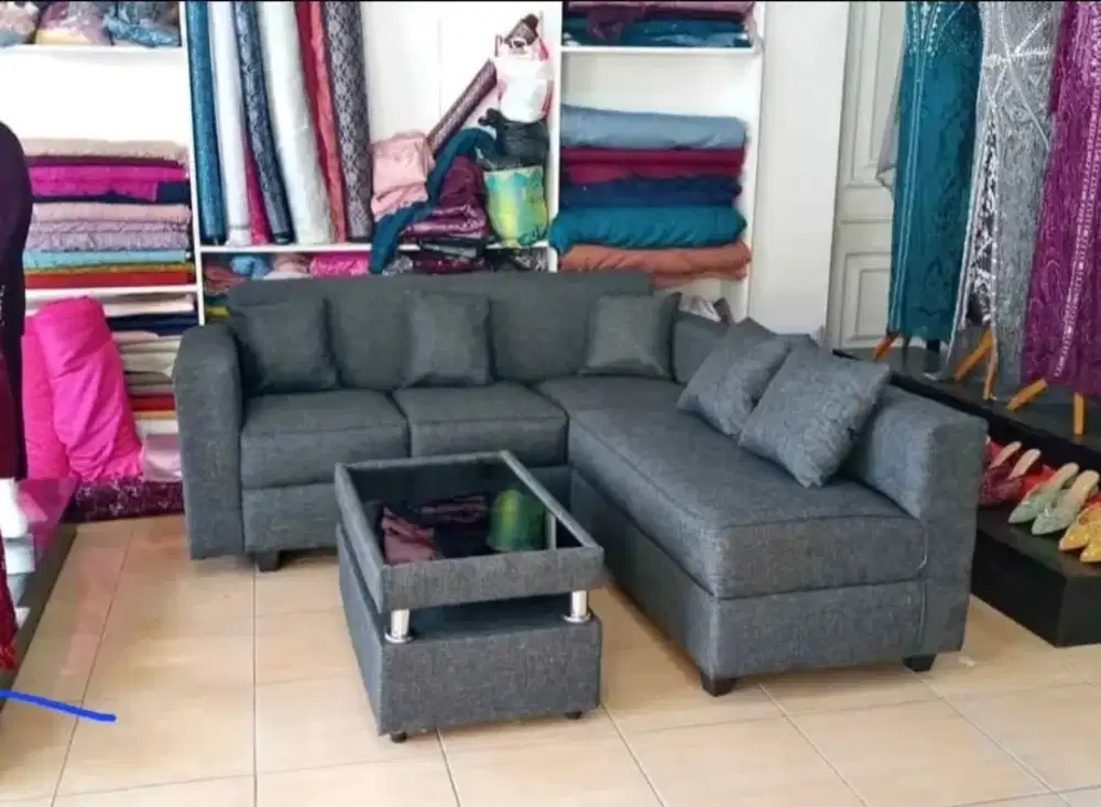 Sofa l minimalis murah best seller