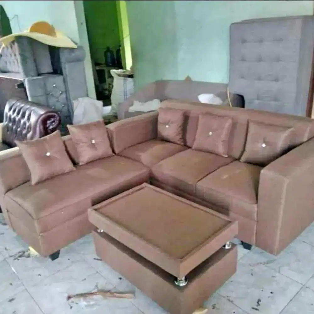 Sofa l minimalis murah best seller
