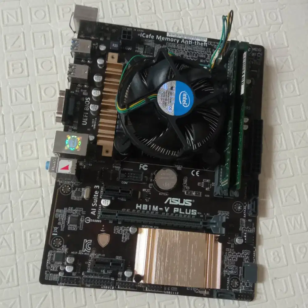 ASUS H81 + Intel Core i5-4570 + Ram 8GB