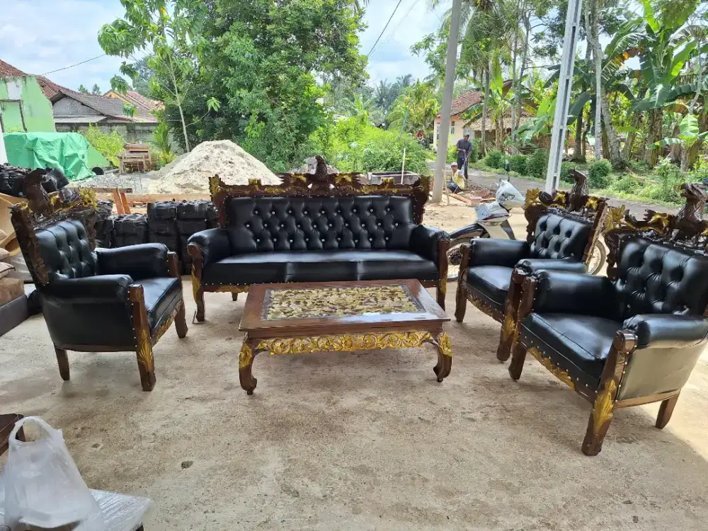 Kursi jati Garuda murah meja Ketapang