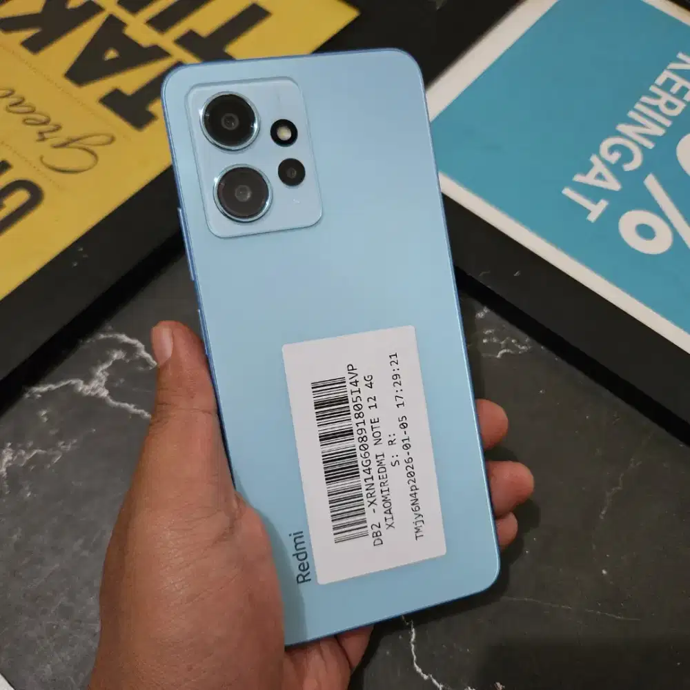 XIAOMI REDMI NOTE 12 4/128 GB RESMI NO MINUS