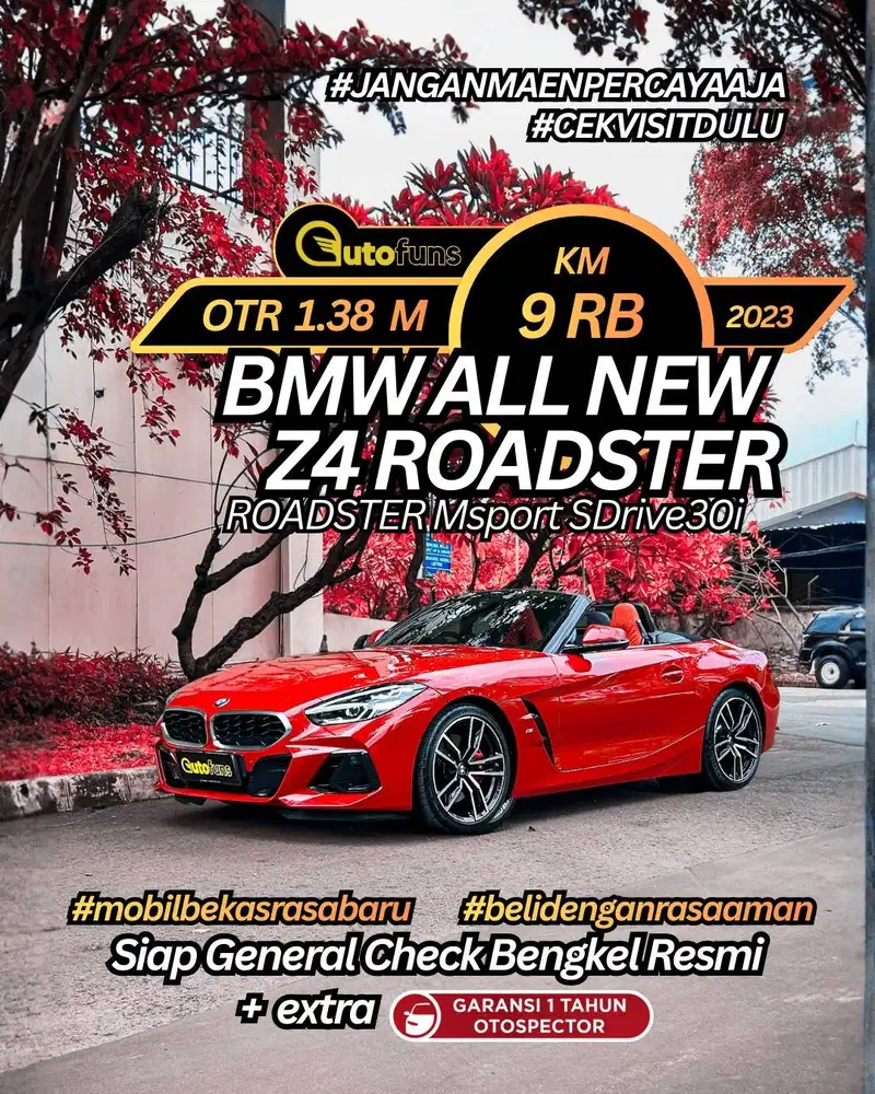 Km 9 Rb BMW All New Z4 2024 Roadster BMW Z4 msport sdrive30i 2023