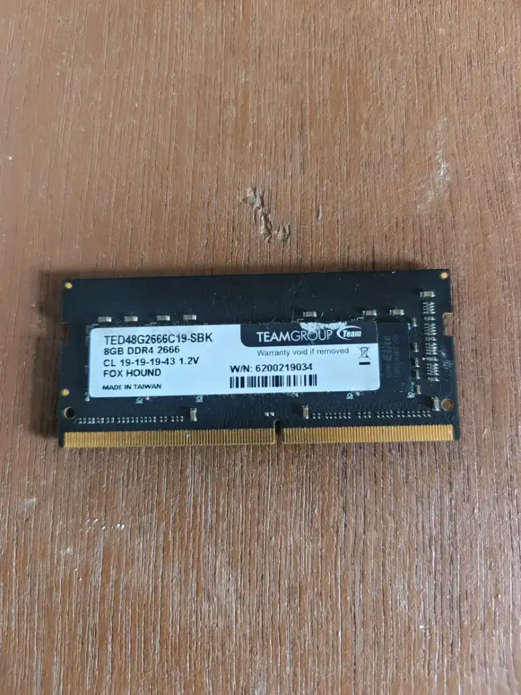 RAM Laptop DDR4 8GB 2666MHz TeamGroup – Normal, Siap Pakai