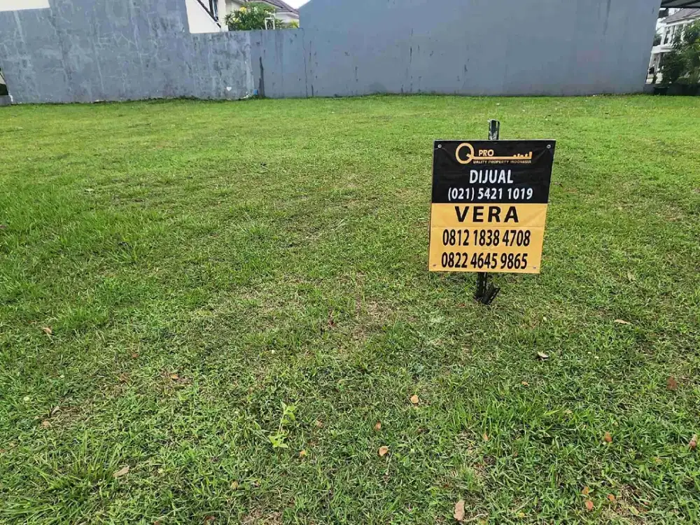 JUAL MURAH !! Kavling Hoek Suvarna Sutera 328m2