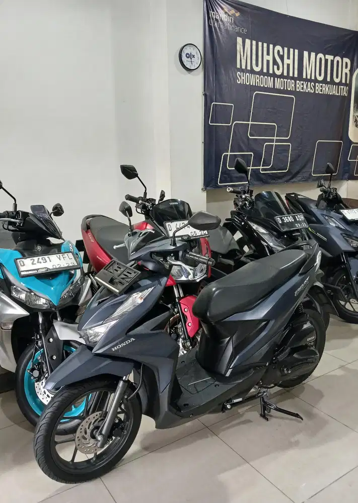 BEAT DELUXE CBS ISS 2023, SEPERTI BARU KM 13 RIBU, MUHSHI MOTOR