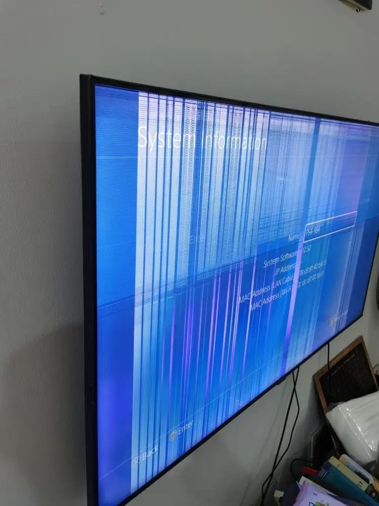 Samsung TV 55 inchi trouble layar