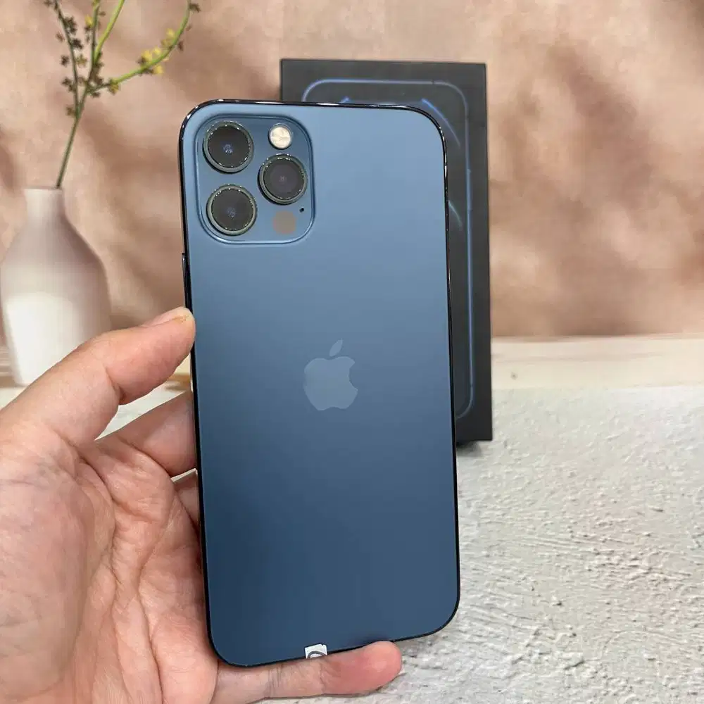 iPhone 12 Pro 128GB Pacific Blue Garansi iBox Fullset