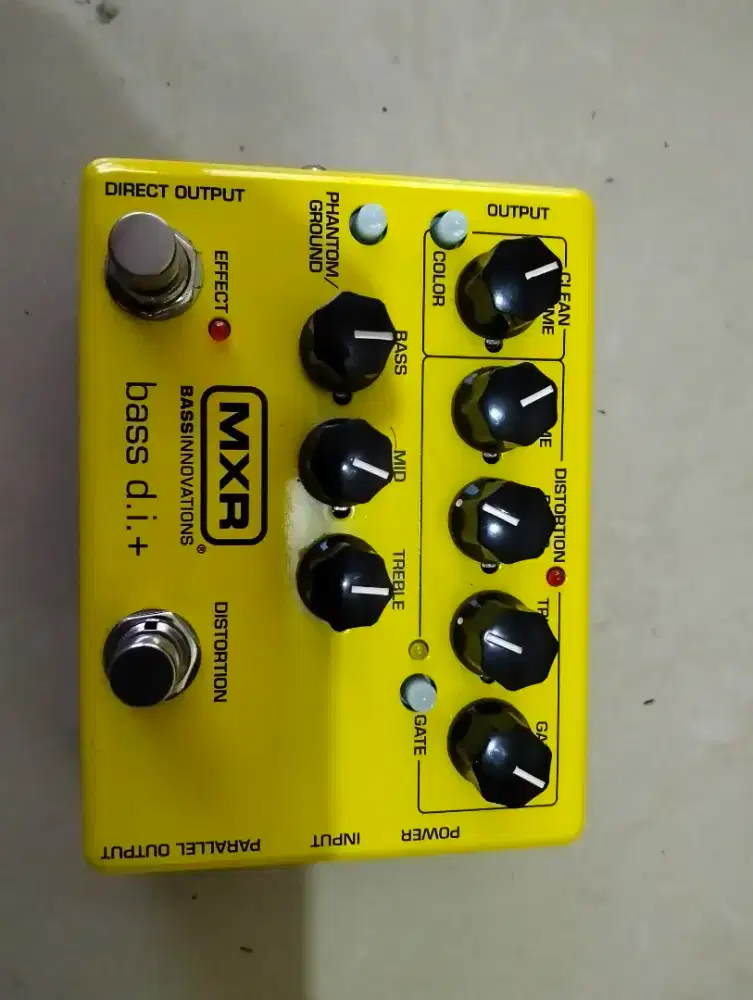 Mxr Bass D.I + Yellow
