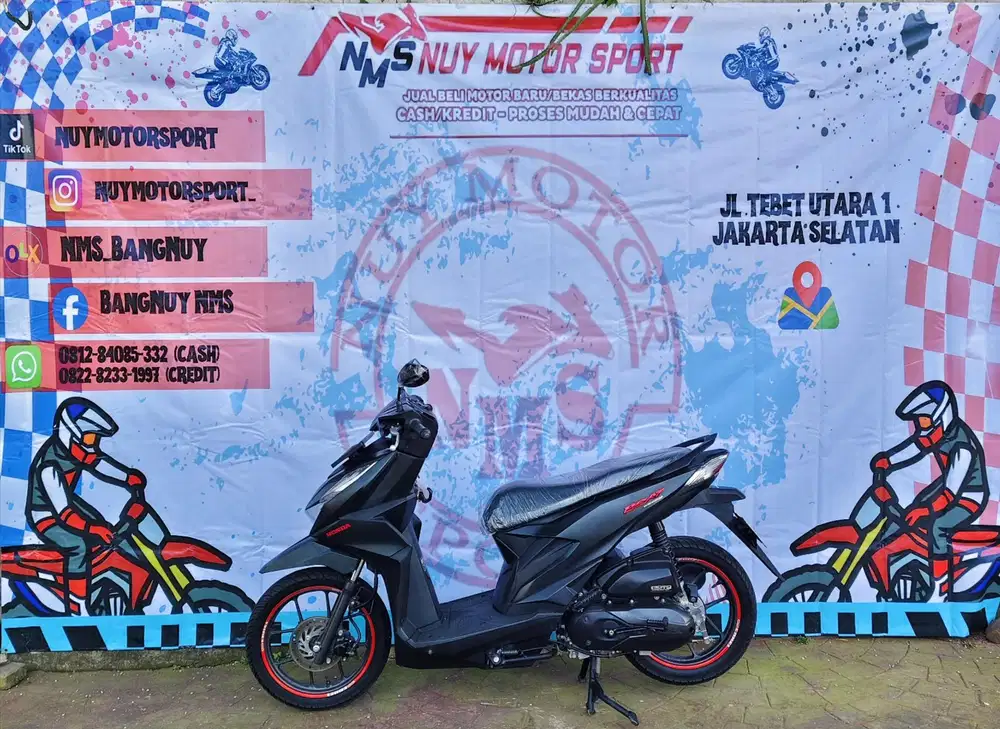 HONDA NEW BEAT DELUXE CBS ISS, THN 2020 . MULUS DAN SIAP PAKAI