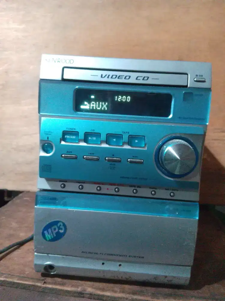 Kenwood Micro Hi-fi, full ori, Aux ok, CD dan kaset off