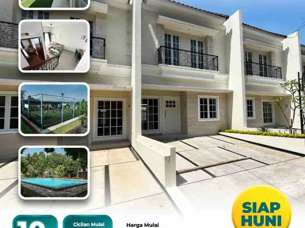 Rumah 2 lantai 5 menit ke pintu toll,10 menit ke mall Cibinong City