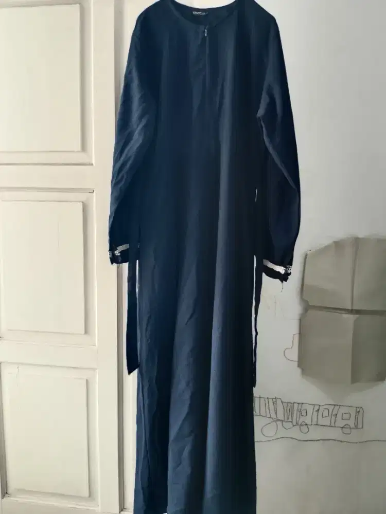 Gamis navy ukuran L