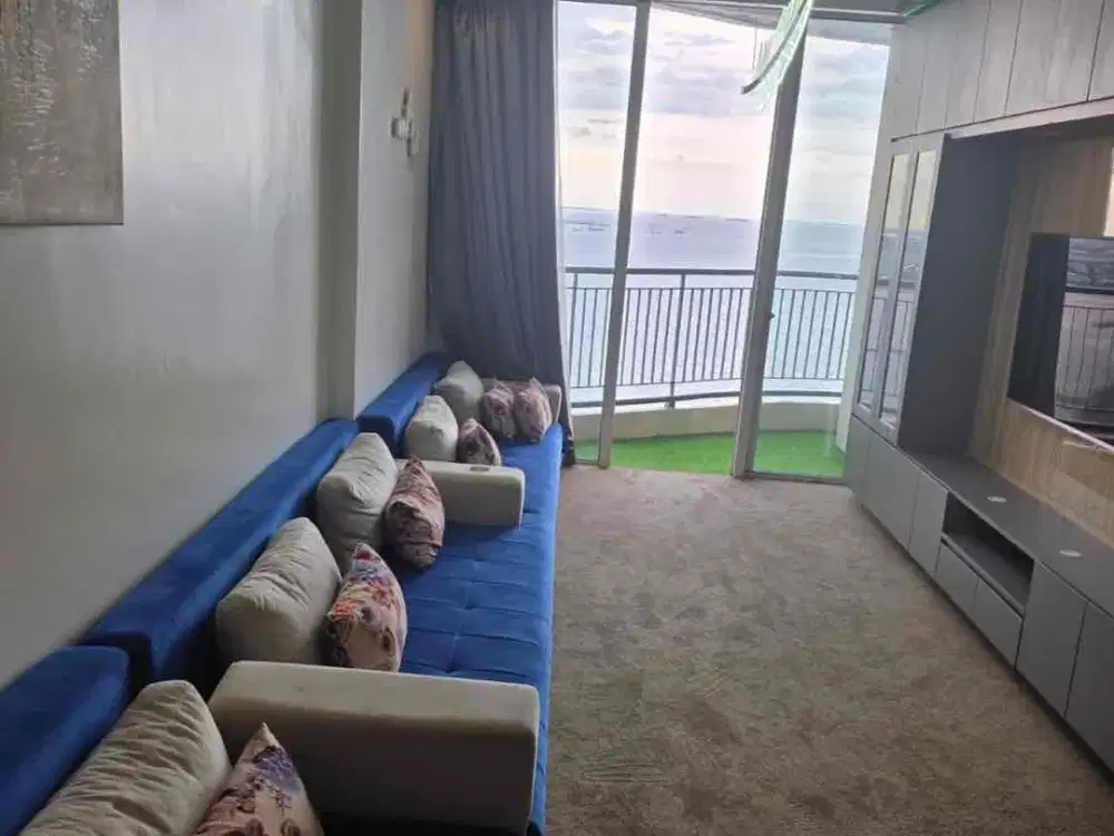 Apart view pantai,fullfurnish,lanta tinggi,3 BR,Ancol Mansion,Jakarta utara