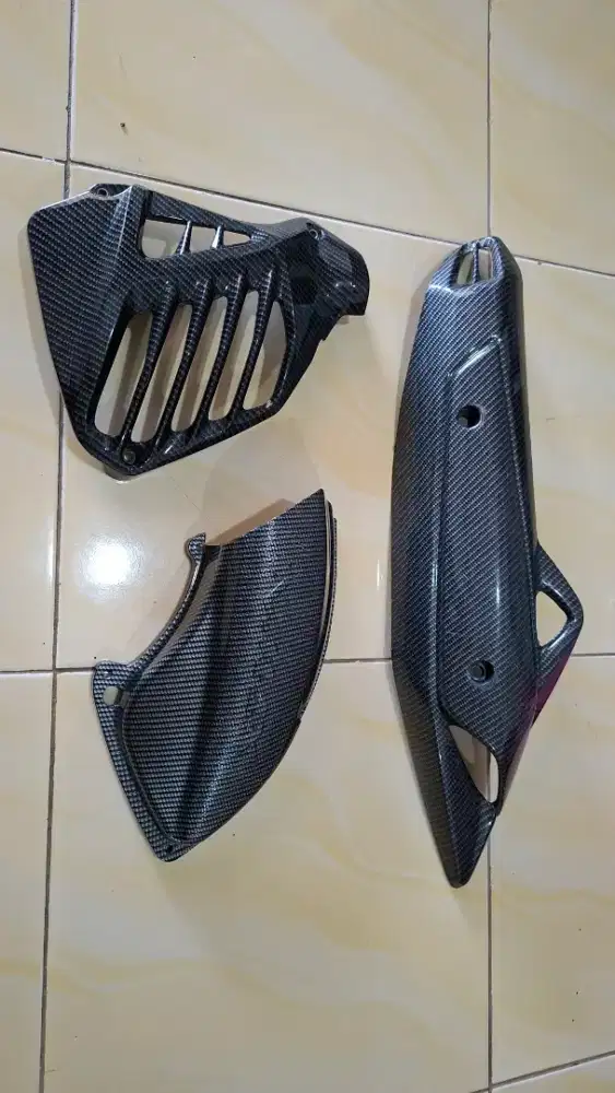 Cover radiator,knalpot dan filter karbon nmax old