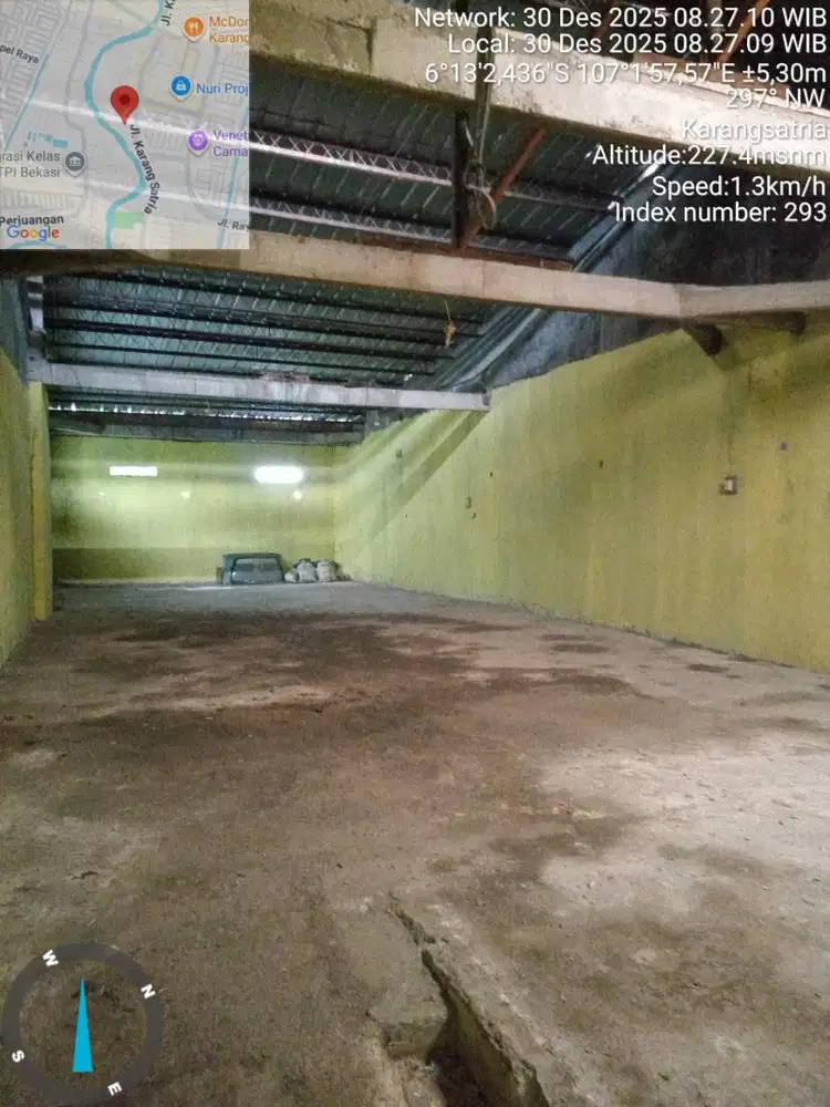 DISEWAKAN TANAH DAN BANGUNAN 500 M2
