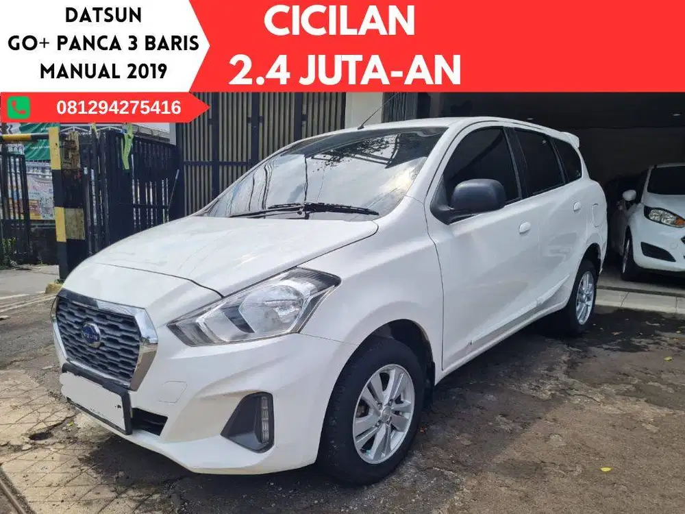 CICILAN 2.4 JUTA-AN Datsun Go+ Panca T 3 BARIS 2019