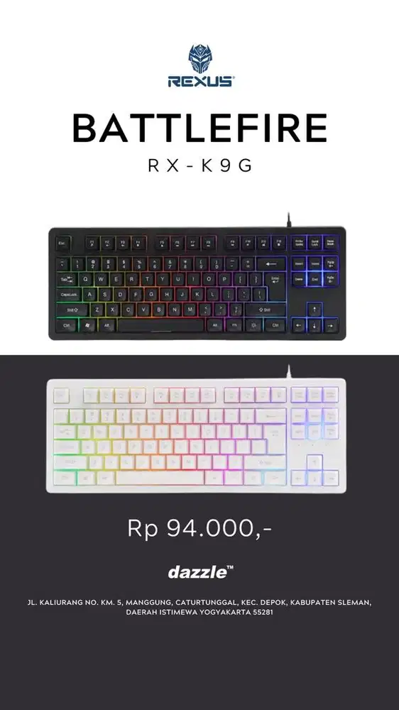 Rexus K9G Wired Gaming