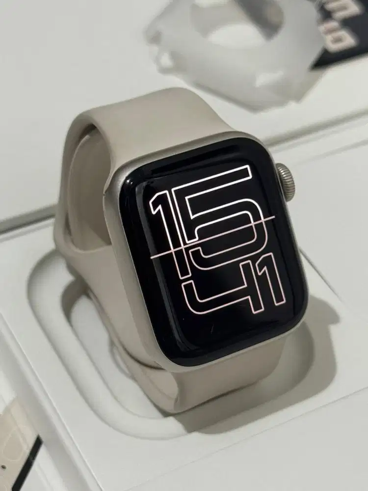 iBox Apple Watch SE Gen 2 40mm Starlight Fullset SA/A Garansi On 2026