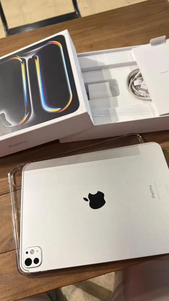 Ipad Pro M4 Silver 11'inch 256GB Wifi Garansi Inter September 2026