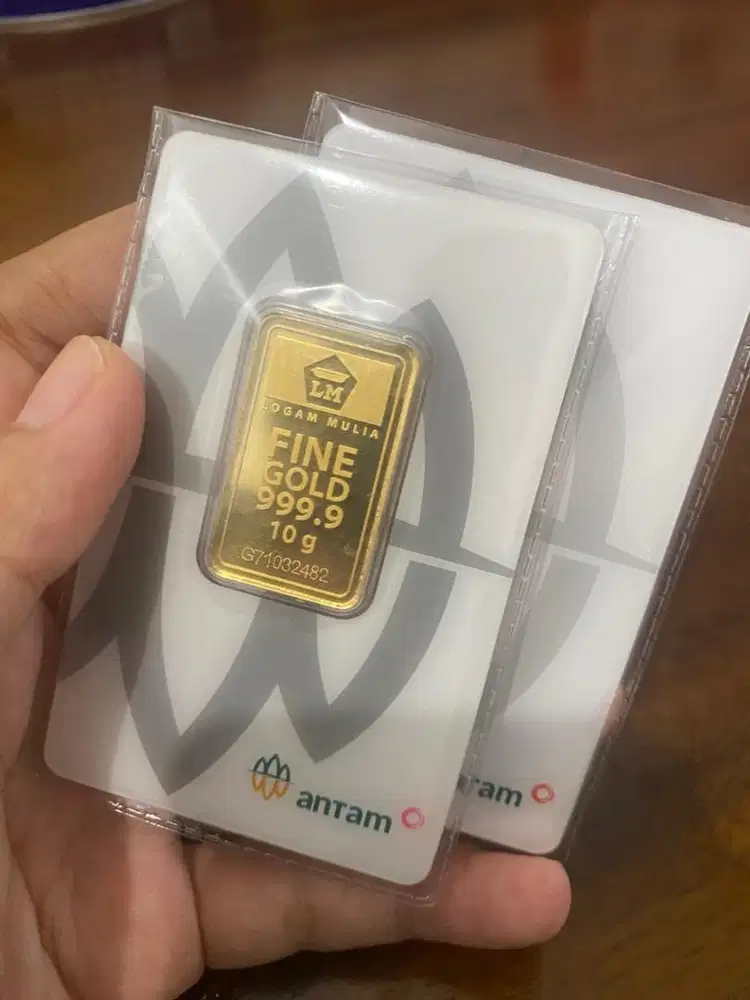 Antam 10gr mulus lengkap