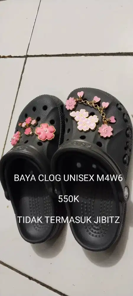 CROCS BAYA CLOG UNISEX (BLACK) M4W6