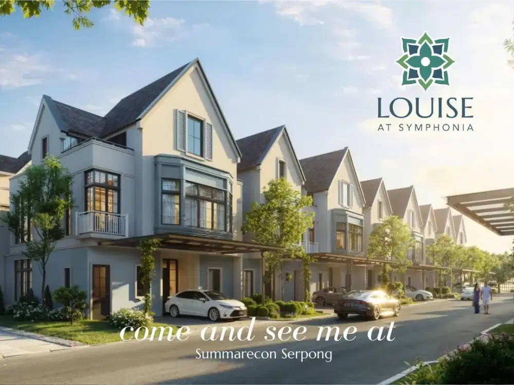 Dijual Hunian Mewah Symphonia, Cluster Louise di Summarecon Serpong, Tangerang