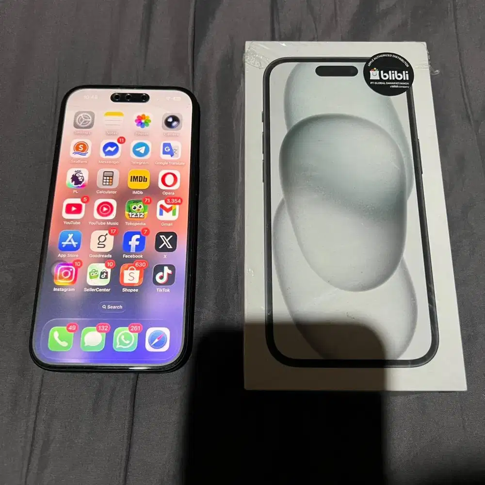 iPhone 15 128GB Garansi Resmi iBox