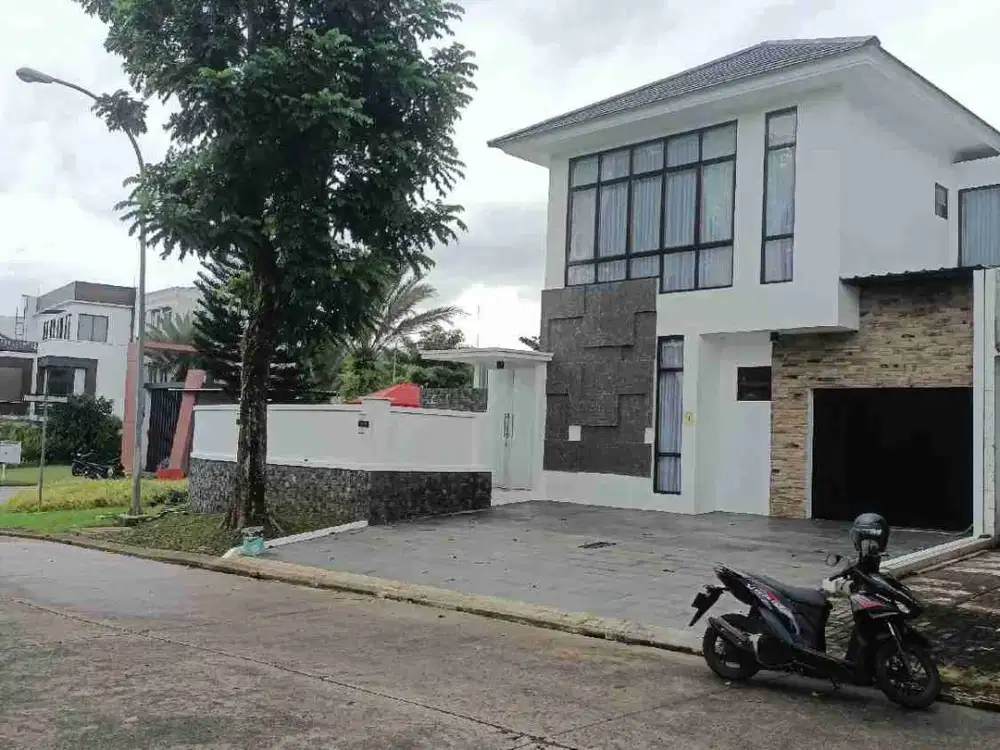 Rumah hook purnished + kolam renang cluster Sentul city Bogor
