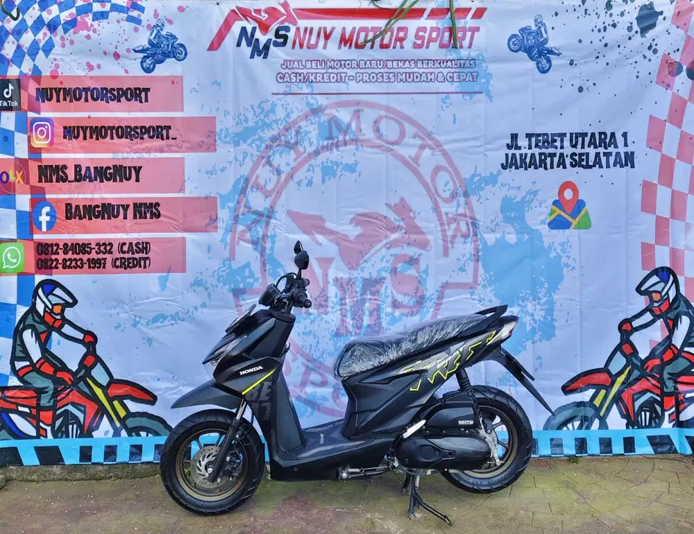 HONDA NEW BEAT STREET CBS ISS, THN 2024 SUPER MULUS SIAP PAKAI