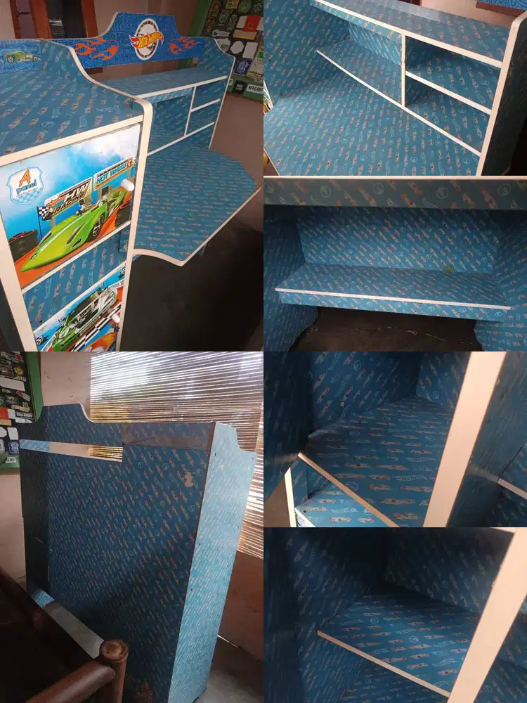 Meja Belajar Anak HotWheels