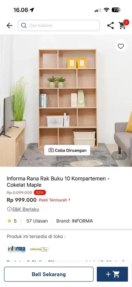 Rak buku informa